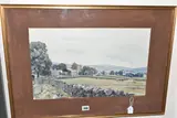 September, warfdale, heben church by Walter Horsnell, watercolour on paper, offered Jul 2024