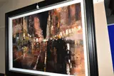 Notturno / night by Paolo Fedeli, mixed media on canvas, sold Jul 2024