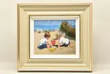 Playing amongst the dunes by Sherree Valentine Daines, print on board, sold Jun 2024