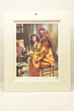 Anna in yellow kimono at lower compton by Robert Lenkiewicz, print, sold Jun 2024