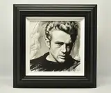 James dean by Jen Allen, print on board, sold Jun 2024