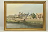 Saumur sur loire by Clive Madgwick, oil on canvas, sold Jun 2024