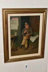 Lugger by Henry Spernon Tozer, 1880, oil on board, sold Jun 2024