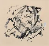 s by John Nash, Pen and black ink, sold Jun 2024