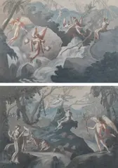 The Glen I by Hector Whistler, pencil and watercolour, sold Jun 2024