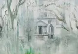 A house in South Carolina Signed David Gentleman by David Gentleman, Pen and black ink, and watercolour, sold Jun 2024