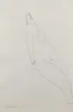 Reclining Woman Signed and dated Fullard '61 by George Fullard, Pencil, offered Jun 2024