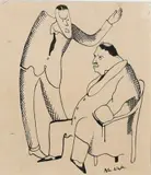 Untitled by John Nash, Pen and black ink, sold Jun 2024