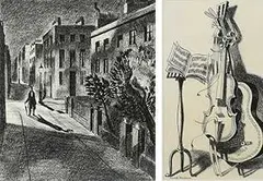 Find the Romance by Barnett Freedman, ink and black, sold Jun 2024