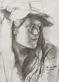 By the Window Signed G L Brockhurst by Gerald Brockhurst, Etching, sold Jun 2024