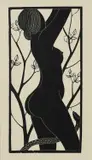 Eve by Eric Gill, Wood engraving, from the edition of, sold Jun 2024