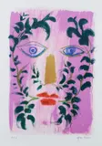 Foliate Head by John Piper Ch, Lithograph, sold Jun 2024