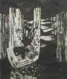 Breakwater Signed and inscribed a/p Clough by Prunella Clough, Lithograph, sold Jun 2024
