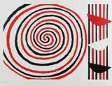 Spirals by Terry Frost, Screenprint and collage, sold Jun 2024