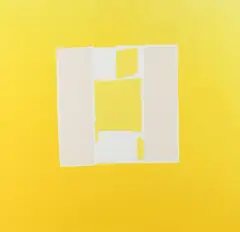 Canvas on Chrome Signed by Sandra Blow, Screenprint and collage, sold Jun 2024