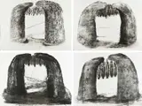 The Arches Suite by Ivor Abrahams, pencil, offered Jun 2024