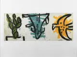 Bird and cactus Signed and numbered 42/60 Kjeld Ulrich by Kjeld Ulrich, Etching and aquatint, sold Jun 2024