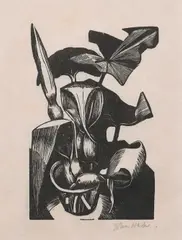 Wild Arums Signed John Nash by John Nash, Wood engraving, sold Jun 2024