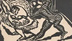 Ballet Signed Wolfe by Edward Wolfe, Woodcut, from Original Woodcuts by Various Artists, published by Omega Workshops, sold Jun 2024