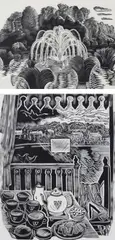Kensington Gardens by John Scorror O'Connor, pencil, sold Jun 2024
