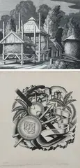 Hooibergen by George Mackley, pencil, sold Jun 2024