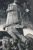 Fairground at Night Signed and inscribed Fairground at Night by Donald Plenderleith, Wood engraving, sold Jun 2024