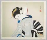 Saseru showa era by Tatsumi Shimura, print, sold May 2024
