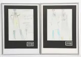 Untitled by Jean Muir, pencil and coloured, sold Mar 2024