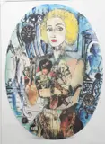 Clare as a Soldier limited edition digital print on linen by Grayson Perry, print on linen, sold Mar 2024