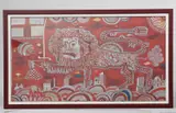 Sacred Tribal Artefact print on linen by Grayson Perry, print (other), sold Mar 2024