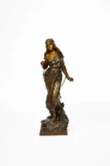 Prise de Corsaire by Emmanuel Villanis, bronze, sold Mar 2024