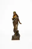 Prise de Corsaire by Emmanuel Villanis, bronze, sold Mar 2024