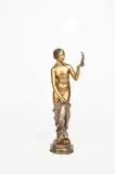 Model with Venus de Milo patinated bronze by Joé Descomps, bronze, sold Mar 2024