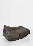 Untitled an earthenware curved form with rill by Gordon Baldwin, bronze, offered Mar 2024