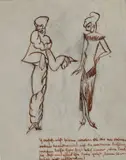 Untitled by Dorte Clara Dodo Burgner, ink on paper, offered Mar 2024