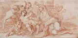 The education of Bacchus Red by Charles-Joseph Natoire, oil, offered Mar 2024