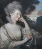 Portrait of Lady Rich by John Russell, Pastel, sold Mar 2024