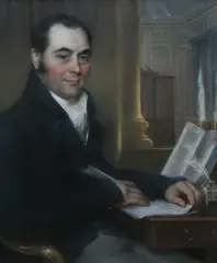 Portrait of John Green by John Russell, Pastel, sold Mar 2024