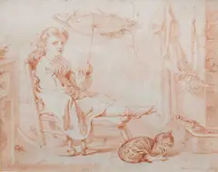 Her Majesty the Queen Signed with monogram and dated 1883 by Frederic Shields, 1883, oil, offered Mar 2024