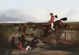 Over the fence Signed and dated Dalby by John Dalby, Oil on canvas, offered Mar 2024