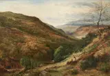 On the Lledr Signed and dated twice B by Benjamin Williams Leader, Oil on canvas, sold Mar 2024