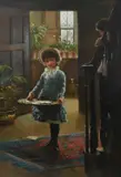 Bringing in the post Signed and dated A M Rossi/1882 by Alexander Mark Rossi, Oil on canvas, offered Mar 2024