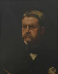 Portrait of Thomas Benjamin Kennington by Eric Kennington, Oil on canvas, laid on board, sold Mar 2024