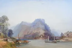 The fortress and town of Namur by William Callow, Pencil and watercolour heightened with white and scratching out, offered Mar 2024