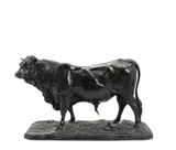 bronze model of a bull, Taureau Norman by Pierre-Jules Mêne, bronze, sold Sep 2014