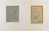 Raissance of a Flower by Mark Tobey, 1975, color lithograph, sold Jul 2025