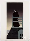 Dawn by Will Barnet, 1975, color lithograph, sold Jul 2025
