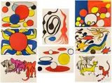 portfolio Our Unfinished Revolution by Alexander Calder, 1976, lithograph, sold Jul 2025