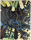Plutonian Enclosures by Lydia Dona, oil on canvas, sold Jul 2025