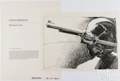 The Road to Life by Nancy Grossman, 1975, lithograph, sold Jul 2025